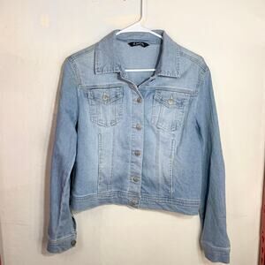 d. jeans Light-Blue Jean Jacket Size S
